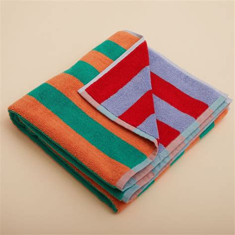 Dusendusen Striped Bath Towels Striped Towels Striped Hand Towels