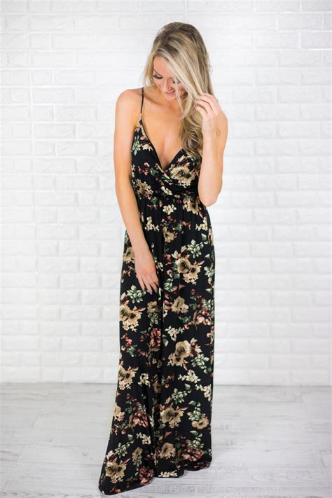 Favorite Fall Floral Maxi Dress The Pulse Boutique