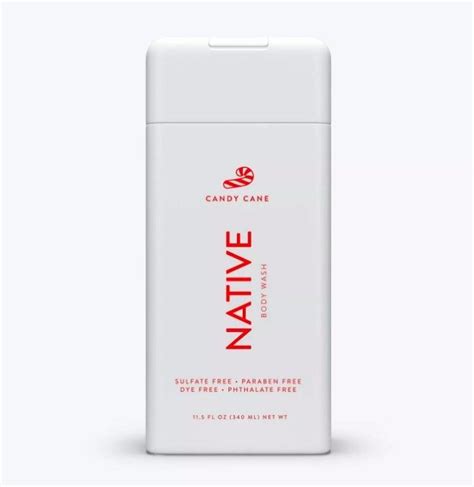 A Limited Holiday Edition Native Body Wash Since The Cute Candy Cane