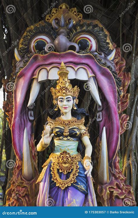 Balinese Mythology Character Barong In Indonesia Stock Photo