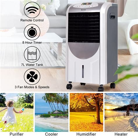 Get free shipping on qualified gold portable air conditioners or buy online pick up in store today in the heating, venting & cooling portable air conditioner considerations. 5-IN-1 Evaporative Air Cooler Fan Heater 3 Speed | eBay in ...