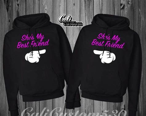 Three Matching We Are Best Friends Hoodies Sweatshirts With Etsy