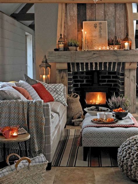 Farmhouse Style Fireplace Ideas 21 Decorapartment Cottage Living