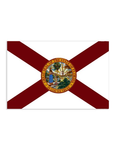 State Of Florida Flag Decal
