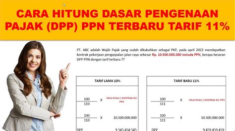 Cara Hitung Dpp Ppn Rumus Persen Menghitung Persentase Blog Chara Riset