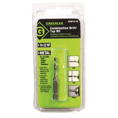Greenlee High Speed Steel Drill And Tap Bit 10 32 1 Pc Ace Hardware