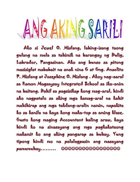 Ang Aking Pangarap Sample Essay Week Of Mourning