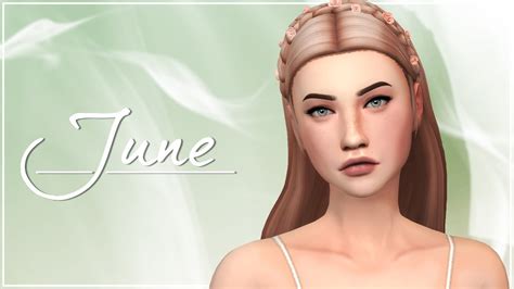 June The Sims 4 Create A Sim Cc List And Sim CLOOBX HOT GIRL