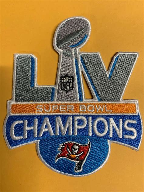 Super Bowl Lv 55 Tampa Bay Buccaneers Champions Patch 5 Superbowl Iron