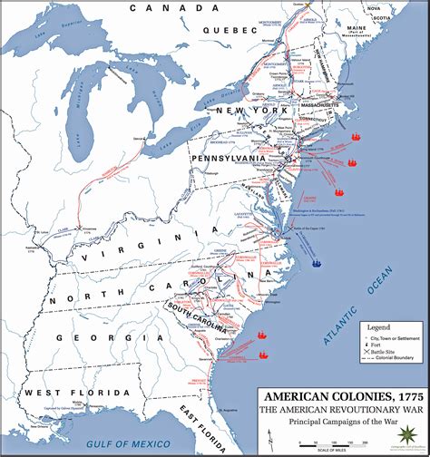30 Map Of Revolutionary War Maps Database Source