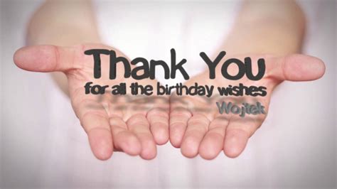 Voytech Designer Thank You For All The Birthday Wishes