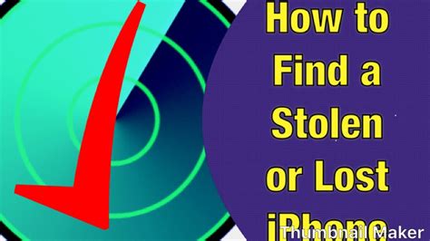 How To Find Stolen Iphone Youtube