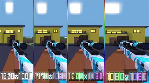Stretched Resolution In Krunker Gameplay Comparisons Youtube