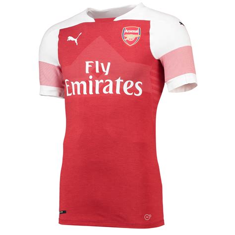 Arsenal Authentic Evoknit Football Home Jersey Shirt Tee Top 2018 19