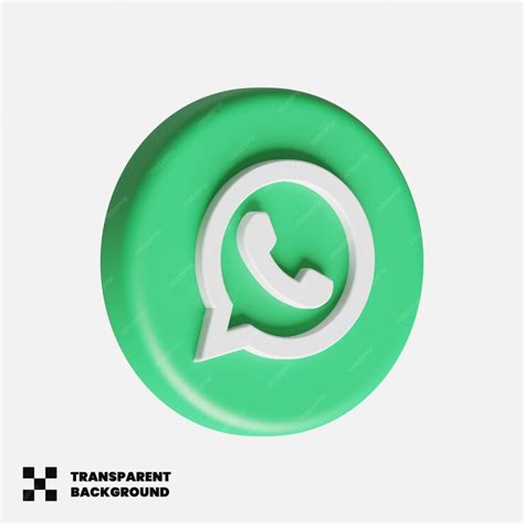 Premium Psd Whatsapp Social Media Icon In 3d Render