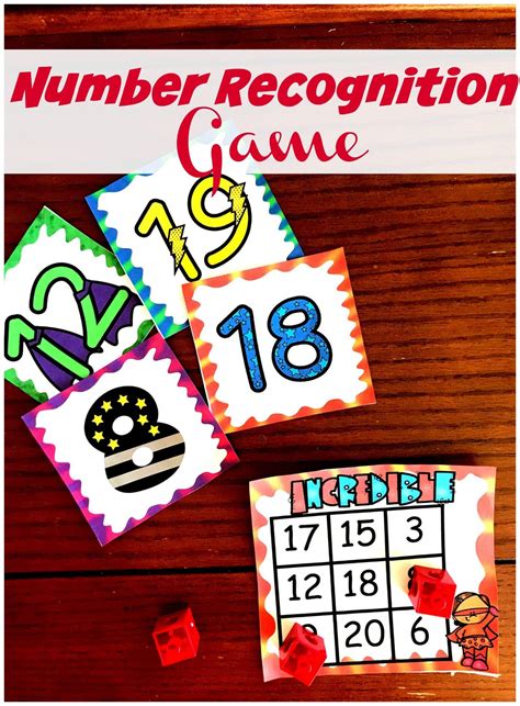 Free Number Recognition Game For The Numbers 1 20 Number Games