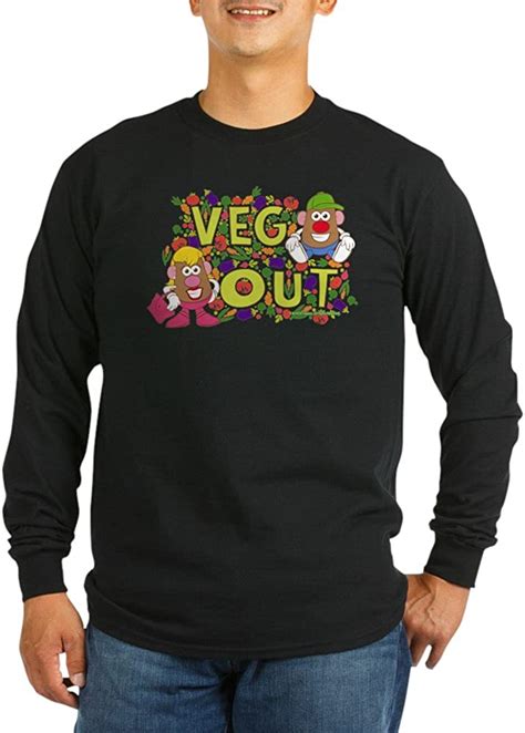 Cafepress Mr Potato Head Veg Out Long Sleeve Long Sleeve T Clothing Shoes And Jewelry