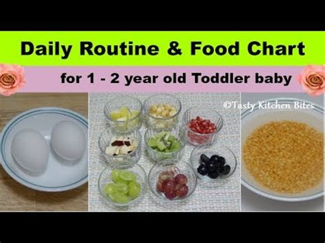 Introduction of solid foods is a crucial stage in your baby's first year. Daily Routine & Food Chart for 1 - 2 year old Toddler baby ...