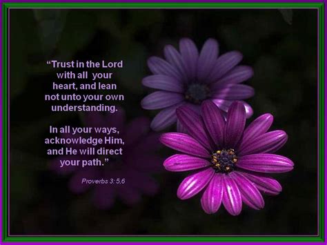 Trust In The Lord Proverbs 356 Wallpaper