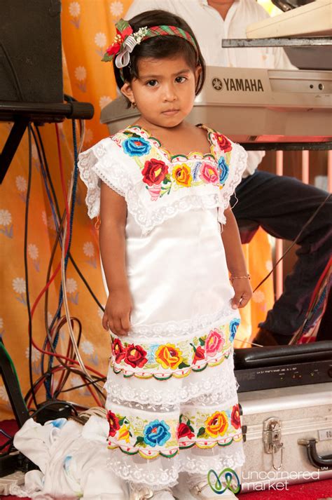 Mexican Girl In Traditional Dress Cozumel Mexico Flickr