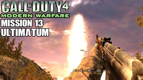 Call Of Duty 4 Modern Warfare Mission 13 Ultimatum Full Gameplay