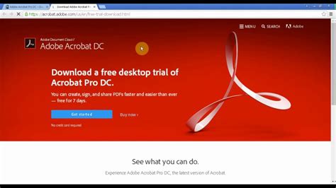 Adobe acrobat reader is a free pdf reader that has set itself as the standard software to open pdf documents. Download Free Adobe Arcobat Pro DC - YouTube