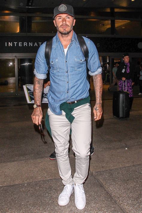 The David Beckham Look Book Gq David Beckham Style Mens Outfits