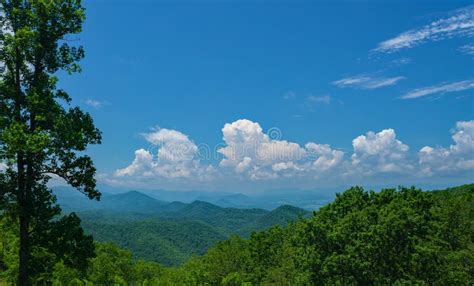 Summer View Of The Blue Ridge Mountains Stock Photo Image Of America