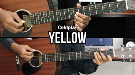 Yellow Coldplay Easy Guitar Tutorial Guitar Lessons For Beginners