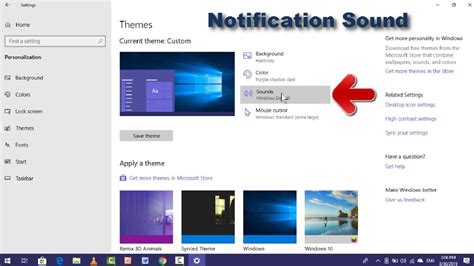 How To Change Or Remove Notification Sound On Windows 10 Easily Youtube