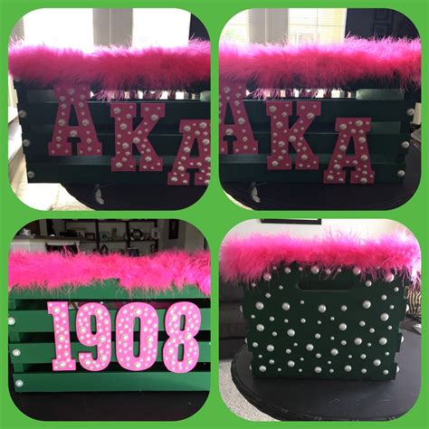 AKA Basket For New Member Gifts Aka Sorority Gifts Alpha Kappa