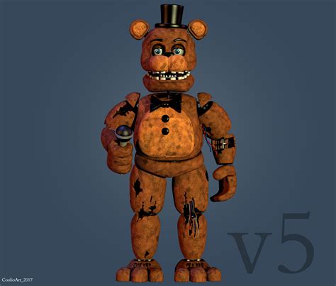 Withered Freddy V5 [FULL RENDER] by CoolioArt on DeviantArt