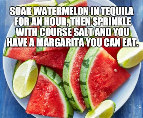 Tequila Soaked Watermelon Yummy Drinks Tequila Soaked Watermelon