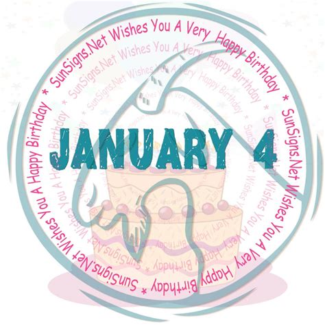 January 4 Zodiac Is Capricorn, Birthdays And Horoscope - SunSigns.Net