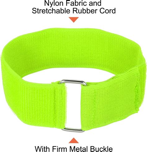 Patikil 3 Legged Race Bands 6 Pack Nylon Elastic Tie For Outdoor Birthday Party Field Day