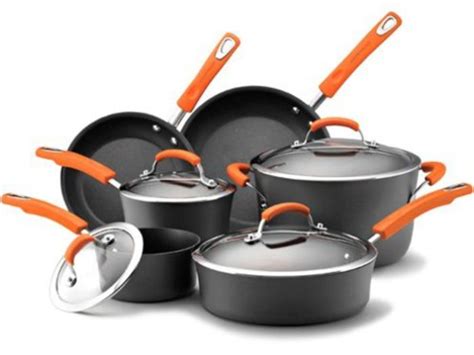 cookware sets budget pots pans cooking nonstick anodized hard safe kitchen oven piece glass handles