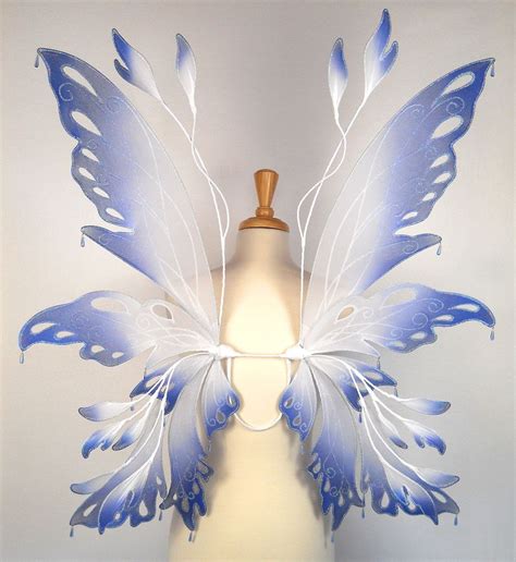 Blue Fairy Wings Back View Fairy Wings Faerie Costume Fairy Costume