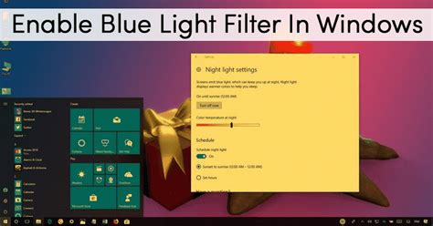 These glasses do filter blue light, but they are quite expensive, and you may not want to sell out a lot of money for a pair of these glasses. How To Activate the Blue Light Filter Windows 10