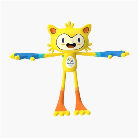 Rigged 2016 Olympics Mascots Max