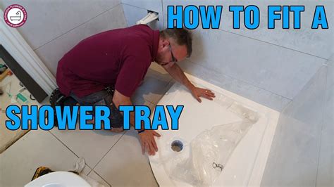 How To Fit A Shower Tray Tutorial Video Guide Diy Bathroom Hacks Youtube