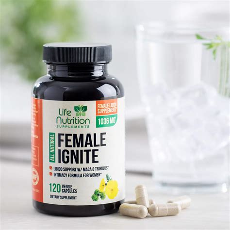 Female Libido Supplement Pills With Maca Tribulus And Horny Goat Weed 1000mg For Excitement