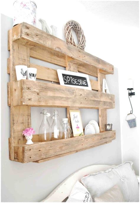 Wall Mounted Shelves From Whole Pallet Home Decorating Trends Homedit
