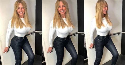 carol vorderman 58 unleashes mind blowing curves in skintight ensemble daily star