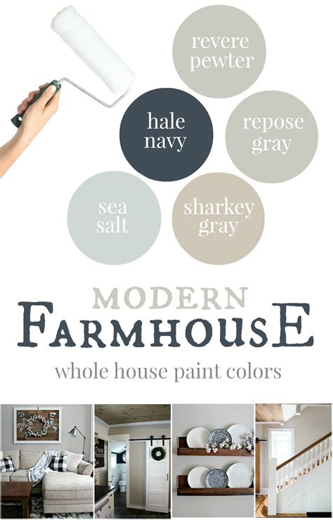 Farmhouse Paint Color Scheme Premade Paint Palette Sherwin In 2023