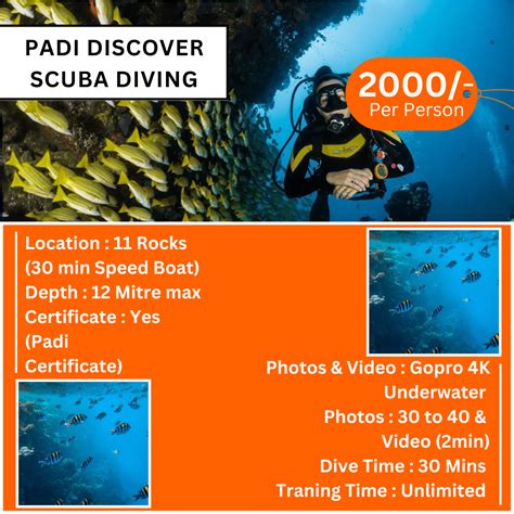 Padi Discover Scuba Diving Deep Diving In Vengurla Scuba