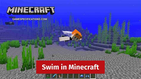 how to swim in minecraft game specifications