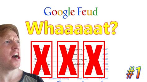 Google feud is a game where you guess googles most googled searches if we hit 10000 likes i will wow google feud is a messed up insight into the world. WHAT ARE THESE ANSWER! - Google Feud #1 - YouTube