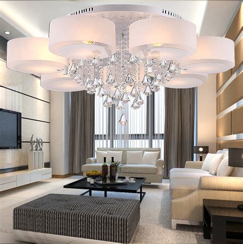 Modern Minimalist Living Room Lamp Crystal Lamp Led Lighting Ceiling In