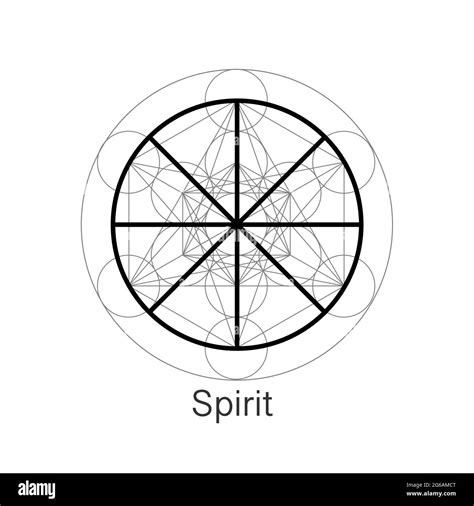 Spirit Symbol Wicca Alchemy Icon Sacred Geometry Magic Logo Design Of