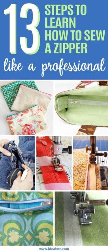 13 Steps To Learn How To Sew A Zipper Ideal Me